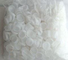 Large Lot Multipurpose Clear Plastic Water Bottle Caps Arts Crafts Hobbies 14oz