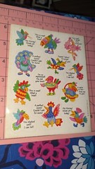 Vintage Hallmark Stickers Birds Toucans Peacock Rewards 1 Sheet READ