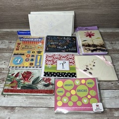 Huge Lot 40 Stationary, Postcards Post-its Greeting Cards Notepads DieCuts 7lbs.
