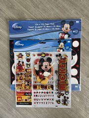 NEW – Disney Variety Scrapbook 12×12 Paper/Stickers EK Success Reminiscence