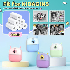 6 Rolls of Refill Sticker Paper