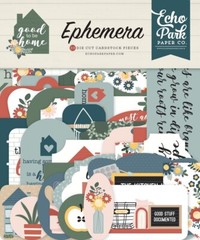 Echo Park GOOD TO BE HOME *2 Packs* Ephemera Die Cuts + Titles & Phrases 65p