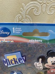 ~MICKEY MOUSE & FRIENDS~ Sandylion Dimensional Stickers; Disneyland Disney World