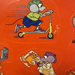 Vintage Highlights Mouse Hobbies Sticker Sheet Mice