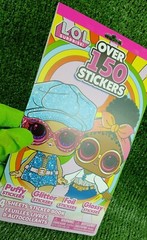 L.O.L. Surprise Colorful Sticker Book LOL Puffy 150 Stickers Glitter Foil Glossy