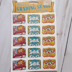 Vintage Eureka 60 Self-Stick Grading Seals with Beautiful Super Looking Good