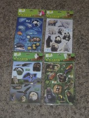 ANIMAL PLANET FUN STICKERS – LOT OF 4 PACKAGES 16 Sheets Total TEACHING SUPPLIES