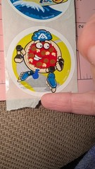 Vintage Stickers Albertsons Grocery Store Banana Cookie Skateboard Pizza Lot 4