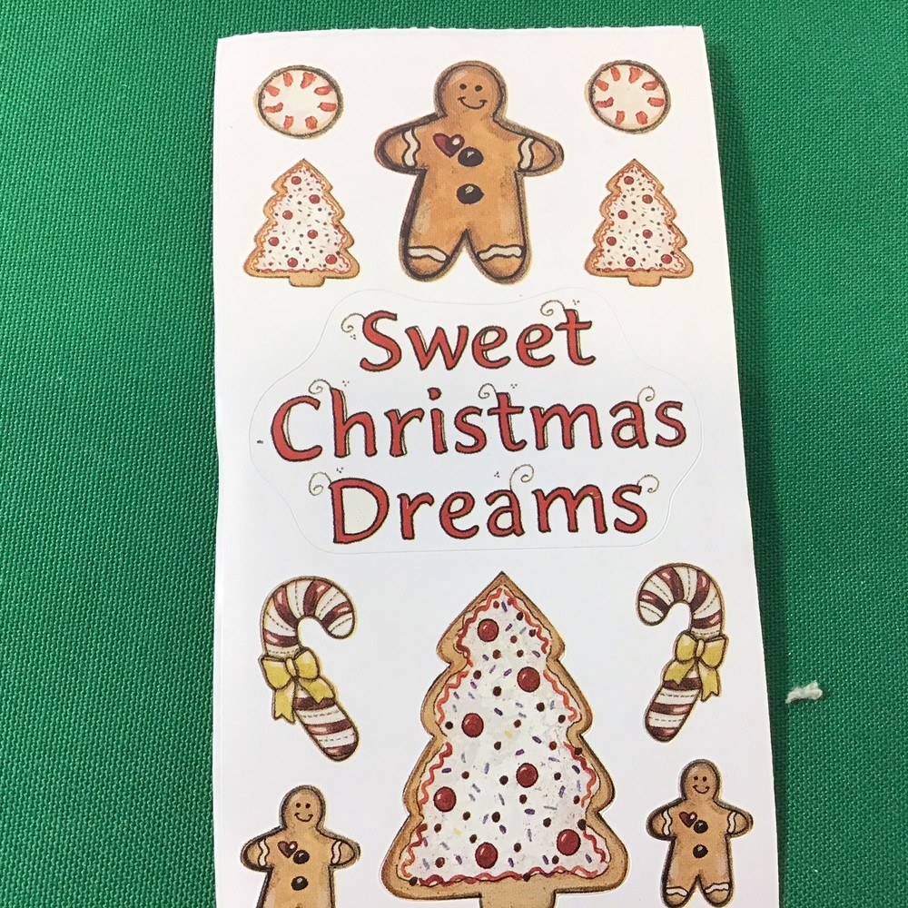 Gingerbread Men Christmas Baking SCRAPBOOK Stickers by Joy Marie