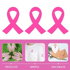 320Pcs Breast Cancer Awareness Pink Ribbon Stickers for DIY Decorations