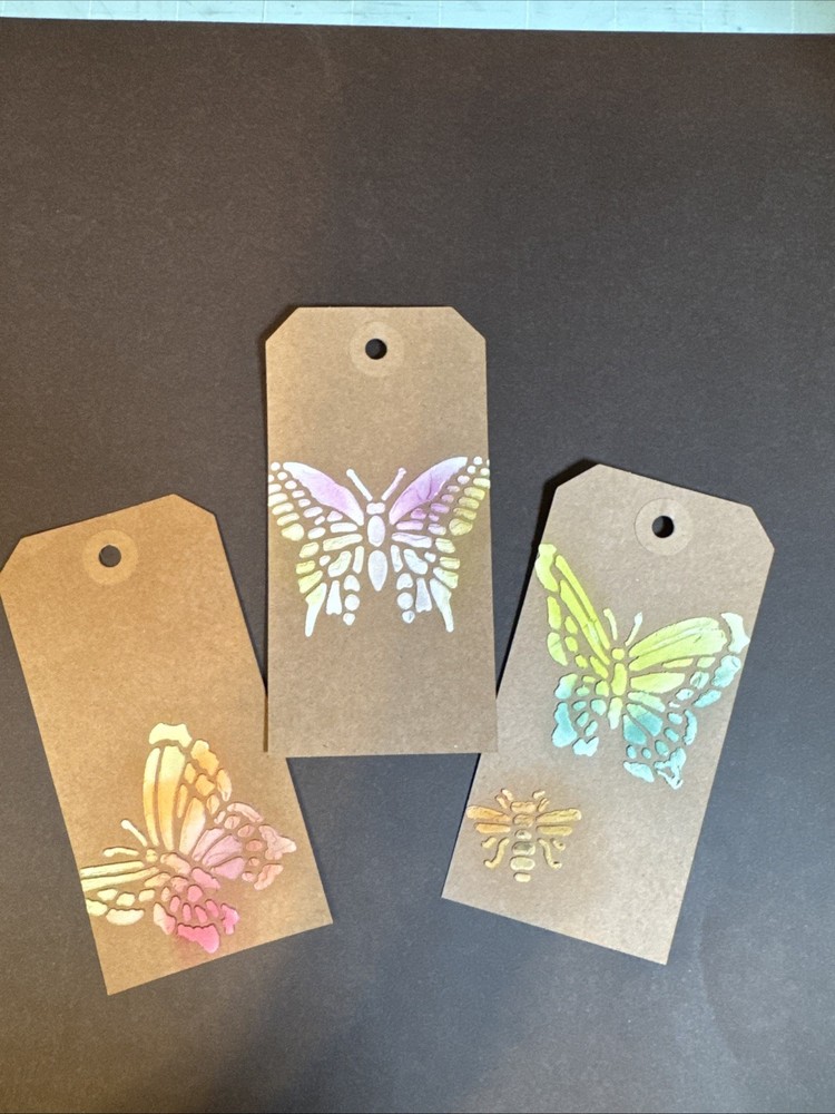 Set Of 3 JunkJournal Tags, ( Original Not Printed ) Textured!