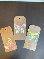 Set Of 3 JunkJournal Tags, ( Original Not Printed ) Textured!