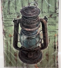 7Gypsies® Architextures™ Treasures, Vintage Old Lantern Embellishment 7g25073
