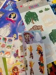 Huge Vintage Sticker Lot Sandylion Mrs Grossmans 90s Disney Vintage Lisa frank