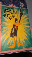 Vintage Hallmark Looney Tunes Daffy Duck Greeting Card Birthday w/ Envelope