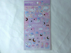 Sanrio Characters Gold-trimmed Foil Stickers from Japan Kuromi,Kitty,Cinnamo etc