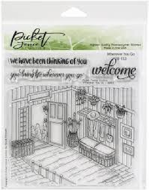 PICKET FENCE – ACRYLIC CLEAR STAMPS – WHEREVER YOU GO