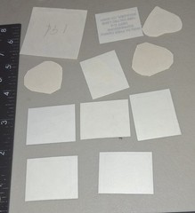 vintage Stickers,bj Decal Specialties Lot Mylar Glittery Prism