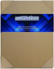26 Sheets Brown Chipboard 80 Point Extra Thick 8.5 X 11 Inches Letter Size .0…