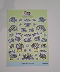 Hubman and Chubgirl Large Sticker Sheet – Capture The Day