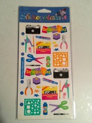 Stickopotamus stickers SCRAPBOOKING THEME NIP binder sheet