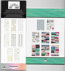 SCRAPBOOKING GROUP OF SHEETS AND STICKERS ONE