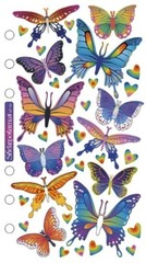 WOW! NICE! Sticko Metallic stickers FOIL BUTTERFLIES 54931 FAST FREE shipping!