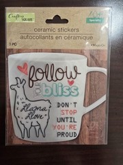 Lot of 8 Crafter’s Square Ceramic Sticker Packs – DIY Craft Supplies NEW