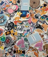 50 mini mystery bundle of stickers, tiny stickers, phone case, laptop, ephemera