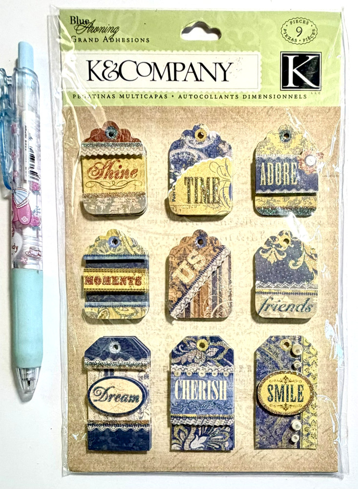 Friend Tags Stickers Scrapbooking Card Journal Planner K & Company