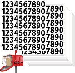 Number Stickers 1-50, 20 Sheets Consecutive Number Stickers, 1000 Labels-1 Inch