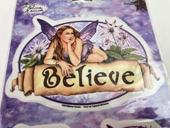 Lavender Purple Fairy Believe Art By Selina Fenech Yujean Stickers Decal NEW