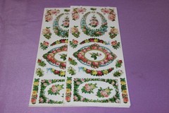 Stickeroos Penny Black ROLLS of 26 Large Sheets Victorian Roses Stickers!