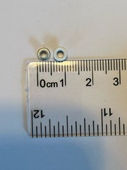 Stampin Up 109 pc WHITE Mini Eyelets 1/8 inch 3mm Hole Embellishment 2002