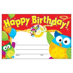 Happy Birthday (Owl-Stars!™) Recognition Awards