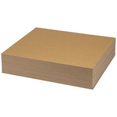 Samsill Chipboard Sheets 8.5 X 11 Inches 50 Pack Acid 0.057 Heavy Weight Brown