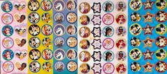 1079+ STICKERS Happy Faces Hearts Stars Rainbows Unicorns Fashion Girl Power