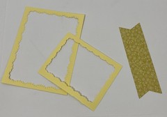 50 Pc Yellow Cream Scrap Paper Pattern Textured Shapes Junk Journal Paper Craft