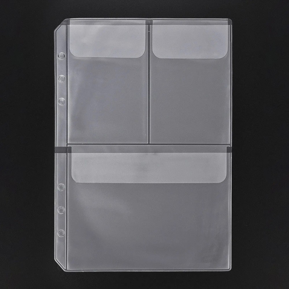 A5 Die Sticker Storage Book Binder Transparent Folders Bag DIY Photocard Stamp