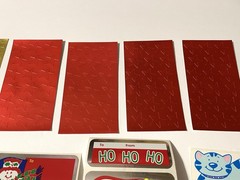 Vintage Sticker LOT – Foil Power Rangers, Stars & Christmas – 1980s 1990s