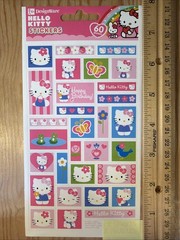 Hello Kitty Sticker Sheet Scrapbook Planner Craft Stickers