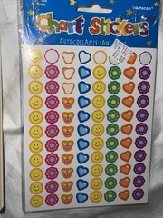 Set Of Assorted Stickers Sandylion Hallmark Etc. Prismatic,Glitter Etc 2 Opened
