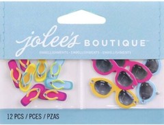 Jolee’s Boutique Embellishments ~ Mini Flip Flops and Sunglasses