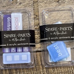 Spare Parts by The Paper Studio Lot Alpha Paper Clips, Letters, Bottle Caps Etc