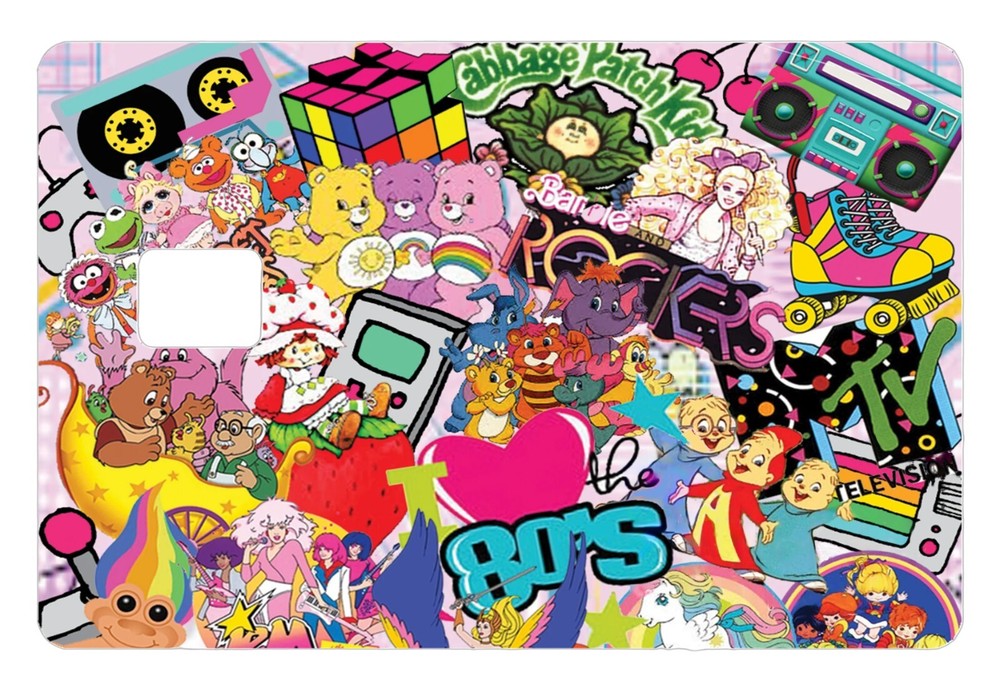 80s Montage Fan Art Credit Card Decal