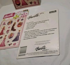 2004 HALLMARK HEARTLINE BARBIE STICKERS Lot 3 Packages Vintage