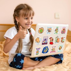 200PCS Capybara Stickers for Kids Teens, Cute Capybara Stickers for Water Bot…