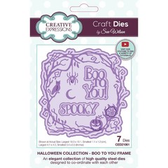 Creative Expressions Metal Die – HALLOWEEN COLLECTION – BOO TO YOU FRAME