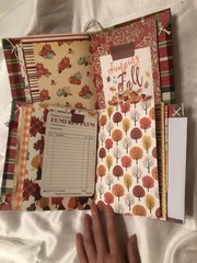 Plaid Fall Autumn Handmade Junk Journal