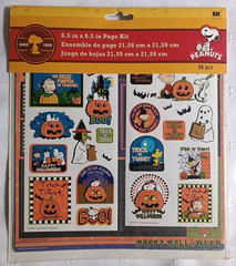 Peanuts Ek Success Scrapbooking Page Kit 8.5″x8.5″ Halloween – 56 pieces /655